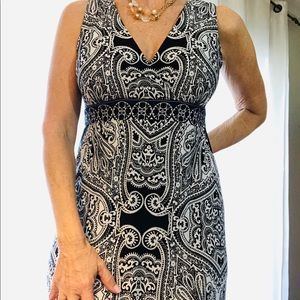 INC dress- maxi with hanky hemline